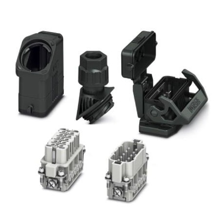 HC-EVO-A10PT-BWSC-HH-M20-PLRBK 1424454 PHOENIX CONTACT Conjunto de conector, grau de proteção: IP66, o númer..