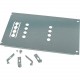 XMN230804M-BS 125974 EATON ELECTRIC Placa de montagem, +Kit de montagem, para NZM2, horizontal, 3P, HxA 150x..