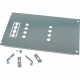 XMN230806M-BS 125978 EATON ELECTRIC Placa de montaje, +Kit de montaje, para NZM2, horizontal, 3P, HxA 150x60..