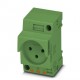 EO-H/PT/GN 0804081 PHOENIX CONTACT Outlet, plug-in tipo H, morsetto a molla push-in, per Israele, verde, per..