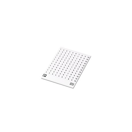 SK 6,2/3,8:FORTL.ZAHLEN 0804374 PHOENIX CONTACT Marker card