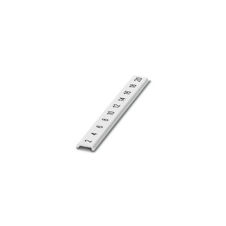 ZBF 5,LGS:GERADE ZAHLEN 0810821 PHOENIX CONTACT Zack Marker strip, flat