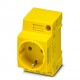 EO-CF/UT/YE 1068038 PHOENIX CONTACT Soquete, conector de padrão do tipo CF, amarelo, para a montagem em um t..