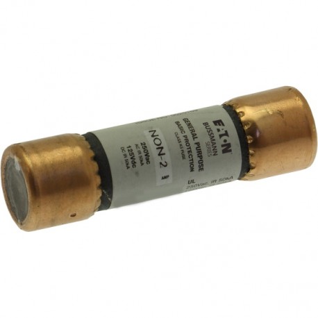 BUSS ONE TIME FUSE NON-2 NON-2 EATON ELECTRIC NON-1-1-2 BUSS ONE TIME FUSE