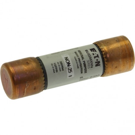 BUSS ONE TIME FUSE NON-25 NON-25 EATON ELECTRIC Sicherungseinsatz, Niederspannung, 10 A, AC 250 V, UL Class ..