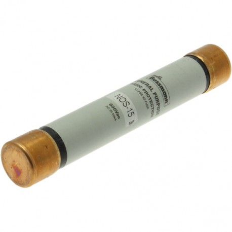 BUSS ONE TIME FUSE NOS-15 NOS-15 EATON ELECTRIC Bloc-fusible, Basse tension, 100 A, AC 600 V, DC 600 V, UL c..