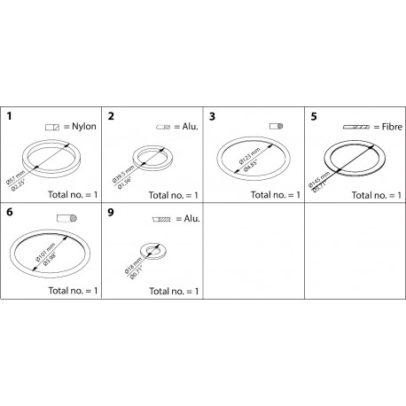 148B6057 DANFOSS REFRIGERATION Type: SPARE PART, Type designation: Sealing parts