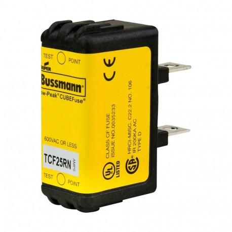 CUBEFUSE, TCF 25A NON-IND TCF25RN EATON ELECTRIC CUBEFUSE 25 АМПЕР НЕ ИЯП
