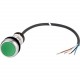 C22-DR-G-K10-P62 185607 EATON ELECTRIC Premere il pulsante a filo compatto 22mm Chiusura Verde 1 con conness..