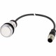 C22-DR-W-K10-P32 185664 EATON ELECTRIC Push button flush compact, 22 mm Interlocking White 1 NO cable 1 m an..