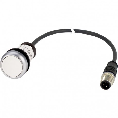 C22-DR-W-K10-P32 185664 EATON ELECTRIC Push button flush compact, 22 mm Interlocking White 1 NO cable 1 m an..