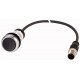 C22-DR-S-K01-P30 185703 EATON ELECTRIC Кнопка смыва компактный 22мм с фиксацией черный НК 1 кабеля 0,2 м и р..