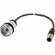 C22-DR-X-K01-P30 185705 EATON ELECTRIC Push button flush compact, 22 mm Interlock Without plate 1 NC cable 0..