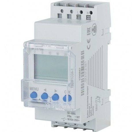 TSDW1COA-1 196850 Y7-196850 EATON ELECTRIC Digital Astronomical Timeswitch, DIN rail 2 TE, weekly program, 1..
