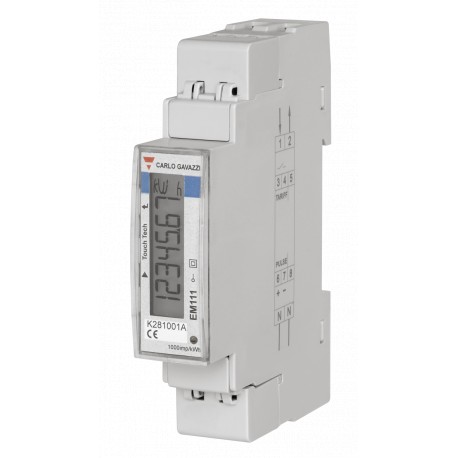 EM111DINAV81XM1PFB CARLO GAVAZZI Function: MID Energy analyzer , Mounting: DIN Rail, Power supply: Self powe..