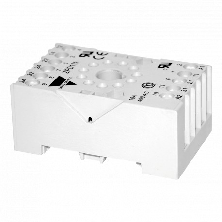 ZPD9A CARLO GAVAZZI Function: For RCP relays, Connection: Screw terminals, Type: DIN rail sockets, Descripti..
