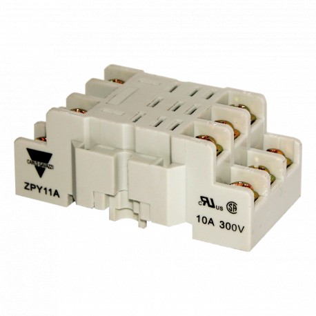 ZPY11A CARLO GAVAZZI Function: For RPY relays, Connection: Screw terminals, Type: DIN rail sockets, Descript..