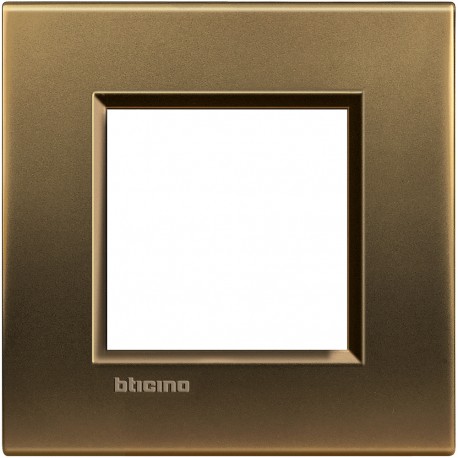 LNA4802BZ BTCINO LL-COVER PLATE 2M BRONZE