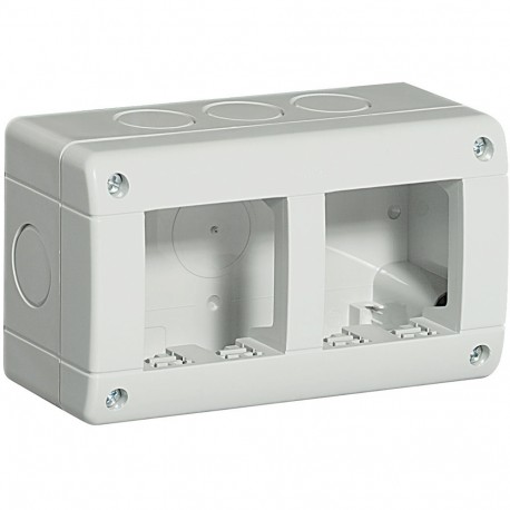 24404/2 BTCINO IB-SCATOLA IP40 2X2M GRIGIO