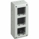 25406V BTCINO IB-CAJA IP40 VER 2X3M GRIS