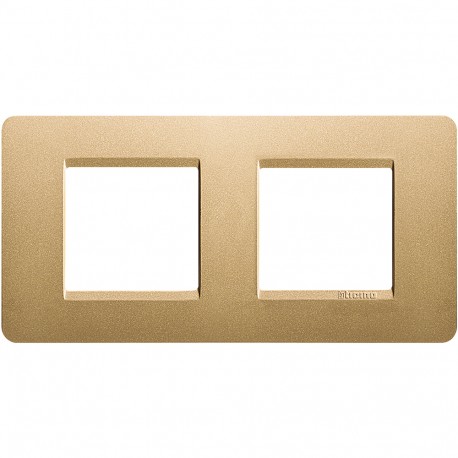 AM4802/2GL BTCINO MX-PLAQUE DE 2X2 OR