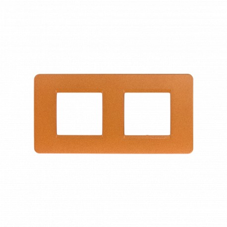 AM4802/2RT BTCINO MX-PLATE 2X2M TERRACOTTA