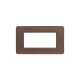 AM4804GG BTCINO MX-PLACA 4M MARRÓN CAFÉ
