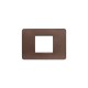 AM4819GG BTCINO MX-PLACA 2M CENT MARROM CAFÉ