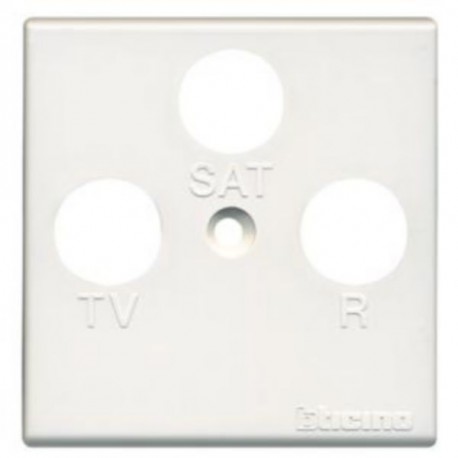 AM5163/3 BTCINO MX-FRONTAL TV-R-SAT 2M BRANCO.