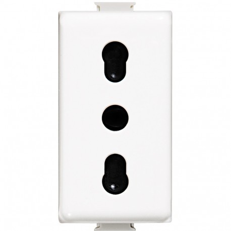 AM5180 BTCINO MX-IT BASE 2P+T 16A 2M WHITE