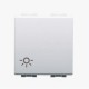 C4043/2 BTCINO LU-PULS IL LAMPE 1P 10A 2M BLANC