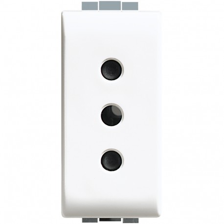 C4113 BTCINO LU-BASED ITA 2P+T 10A 1M WHITE