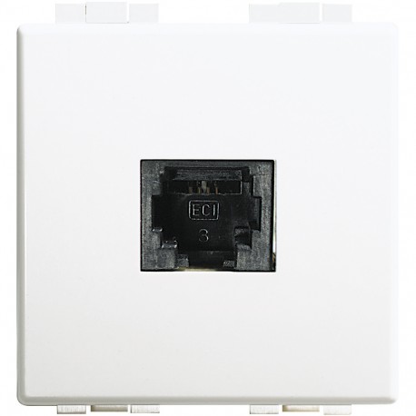 C4233/11 BTCINO LU-BASIERTEN TELEFON RJ11 2M WEIß