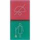 H4372V230H BTCINO AX-DIFFUS ROUGE+VERT HOTEL