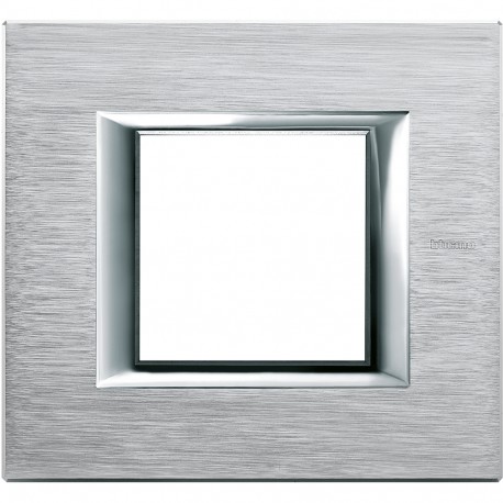 HA4802CR BTCINO AX-PLATE 2M CHROME
