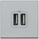 HC4285C2 BTCINO AX-BASE USBA+A 2,4A/5V 2M TECH