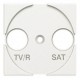 HD4212 BTCINO AX-FRONTAL TV/R-SAT 2M BRANCO.