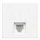 HD4258C12D BTCINO AX-BASED TELEPHONE RJ12 2M WHITE