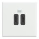 HD4286C2 BTCINO AX-BASE USB C+C 3A/5V 2M BRANCO.