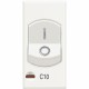 HD4301A10 BTCINO AX-MAG, 1P+N 10A 3KA 1M BLANC