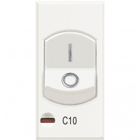 HD4301A10 BTCINO AX-MAG, 1P+N 10A 3KA 1M BLANC