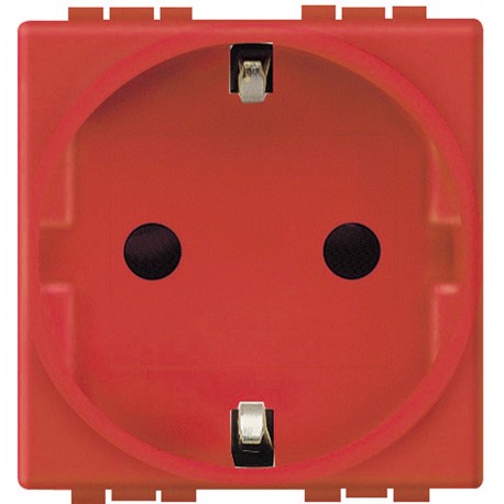 L4141R BTCINO LL-BASE 2P+T 16A/230V 2M ROJO