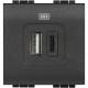 L4287C2 BTCINO ЛЛ-БАЗА USB А+С 3А/5В 2М АНТР