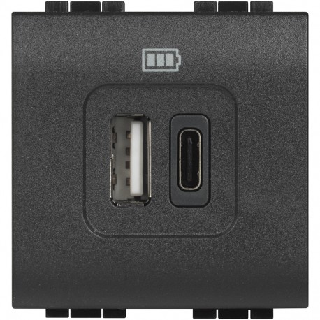 L4287C2 BTCINO LL-BASE USB A+C 3A/5V 2M ANTR