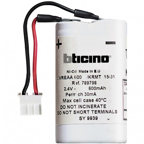 L4784/1 BTCINO LL-REMPLACEMENT de la PILE L4384/1