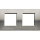 LNA4802M2ACS BTCINO LL-PLATE 2X2M POLISHED STEEL