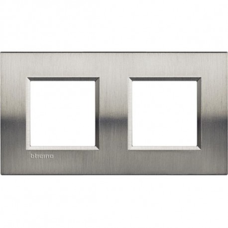 LNA4802M2ACS BTCINO LL-PLATE 2X2M POLISHED STEEL