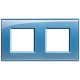 LNA4802M2AD BTCINO LL-PLAQUE DE 2X2 BLEU PROFOND