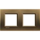 LNA4802M2BZ BTCINO LL-PLAQUE DE 2X2 BRONZE