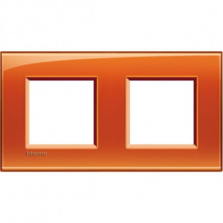 LNA4802M2OD BTCINO LL-PLATE 2X2M ORANGE DEEP